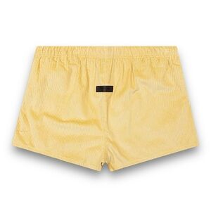 Essentials Fear Of God Men’s Shorts Light Tusca Yellow NWT